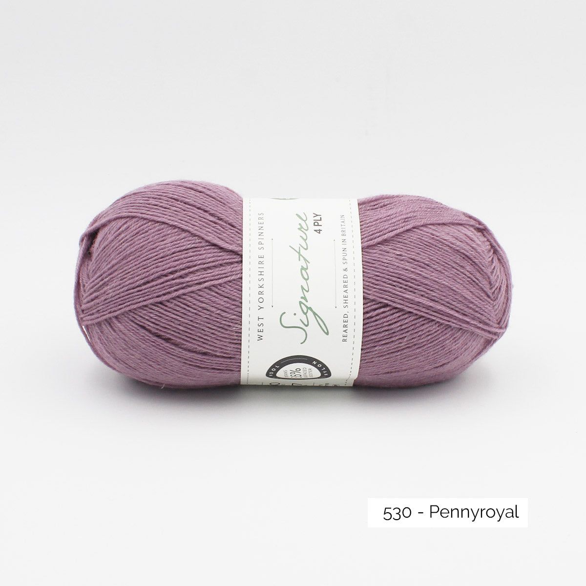 Pelote de Signature 4ply de West Yorkshire Spinners (WYS) coloris 530 Pennyroyal